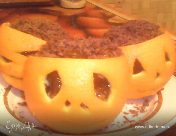 Апельсиновые "Фонарики Джека" для Halloween