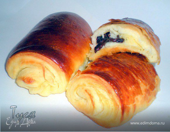 Слойки с шоколадом от Ришара Бертине Слойки с шоколадом от Ришара Бертине