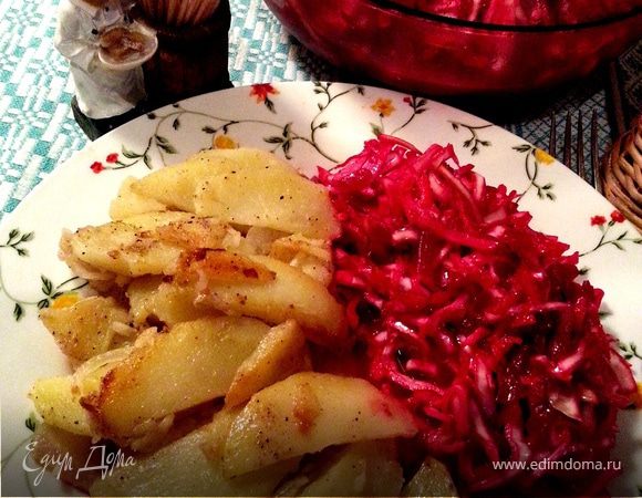 Свекольный салат "Смерть вампирам" для HALLOWEEN Свекольный салат "Смерть вампирам" для HALLOWEEN