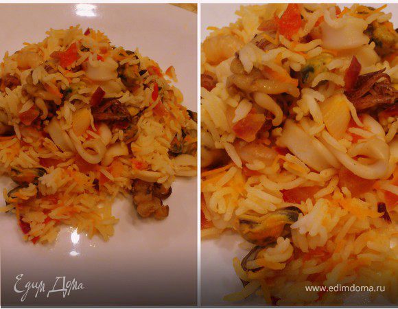 Плов с морепродуктами Плов с морепродуктами