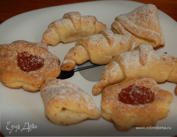 Творожное печенье