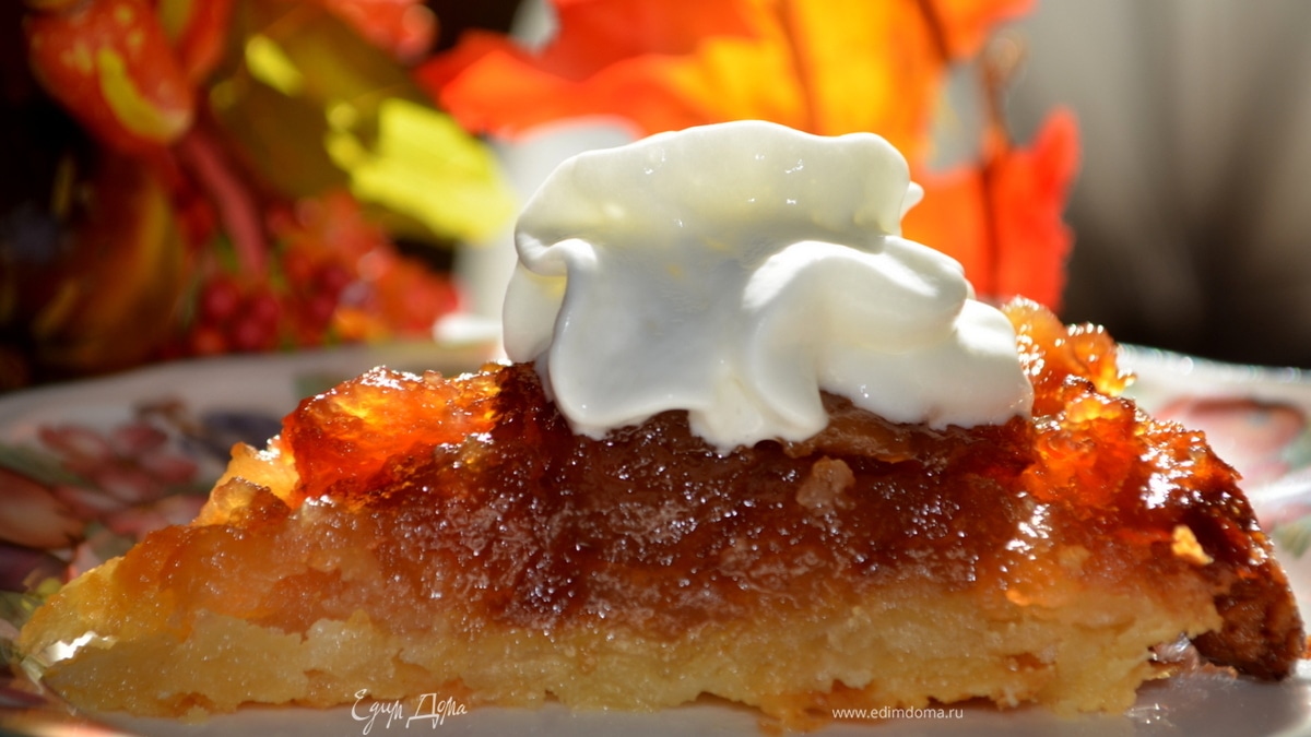 Перевернутый яблочный тарт