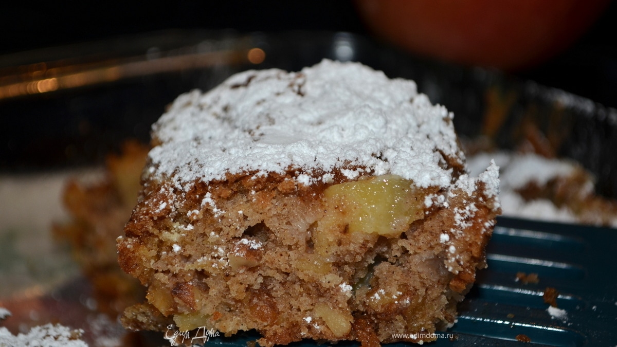 Яблочный брауни