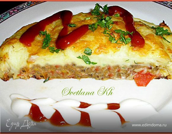 Картофельный рулет-запеканка Картофельный рулет-запеканка