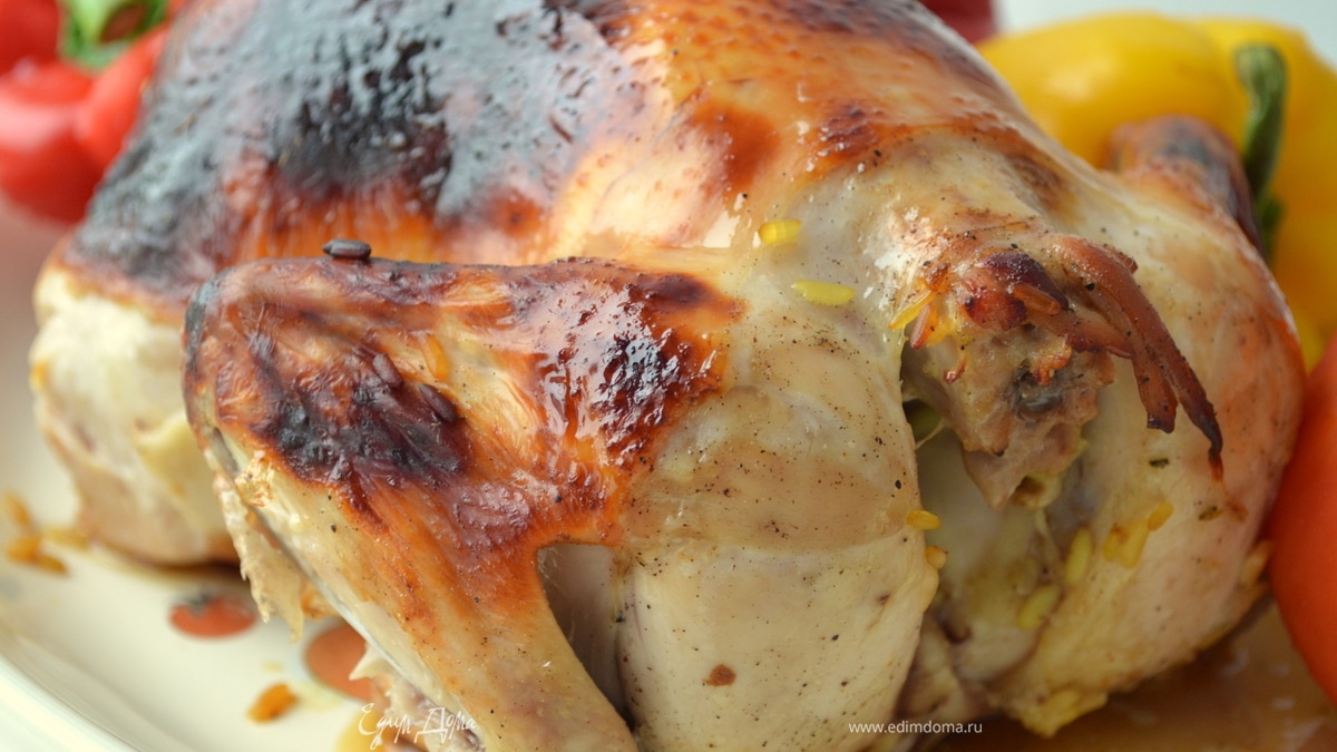 Курица с медом  по-восточному