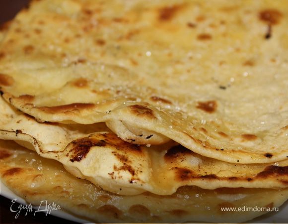 Хрустящие лепешки на топленом масле "на скорую руку" Хрустящие лепешки на топленом масле "на скорую руку"