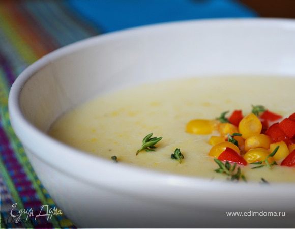 Кукурузный крем-суп 