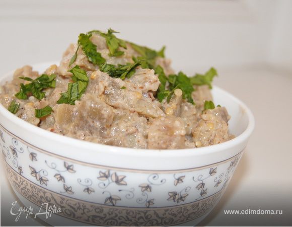 Баклажаны, тушенные в сметане Баклажаны, тушенные в сметане