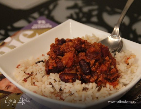 Чили кон карне (круговорот соуса "Болоньезе") Чили кон карне (круговорот соуса "Болоньезе")