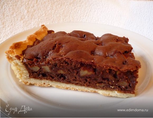 Пирог яблочно-шоколадный