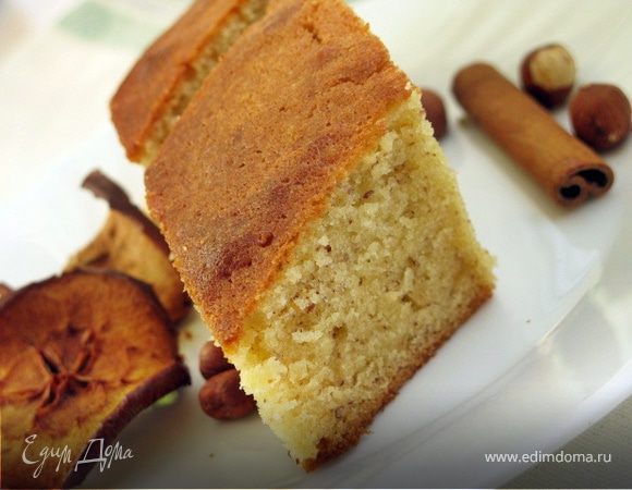 Карамельно-миндальный пирог