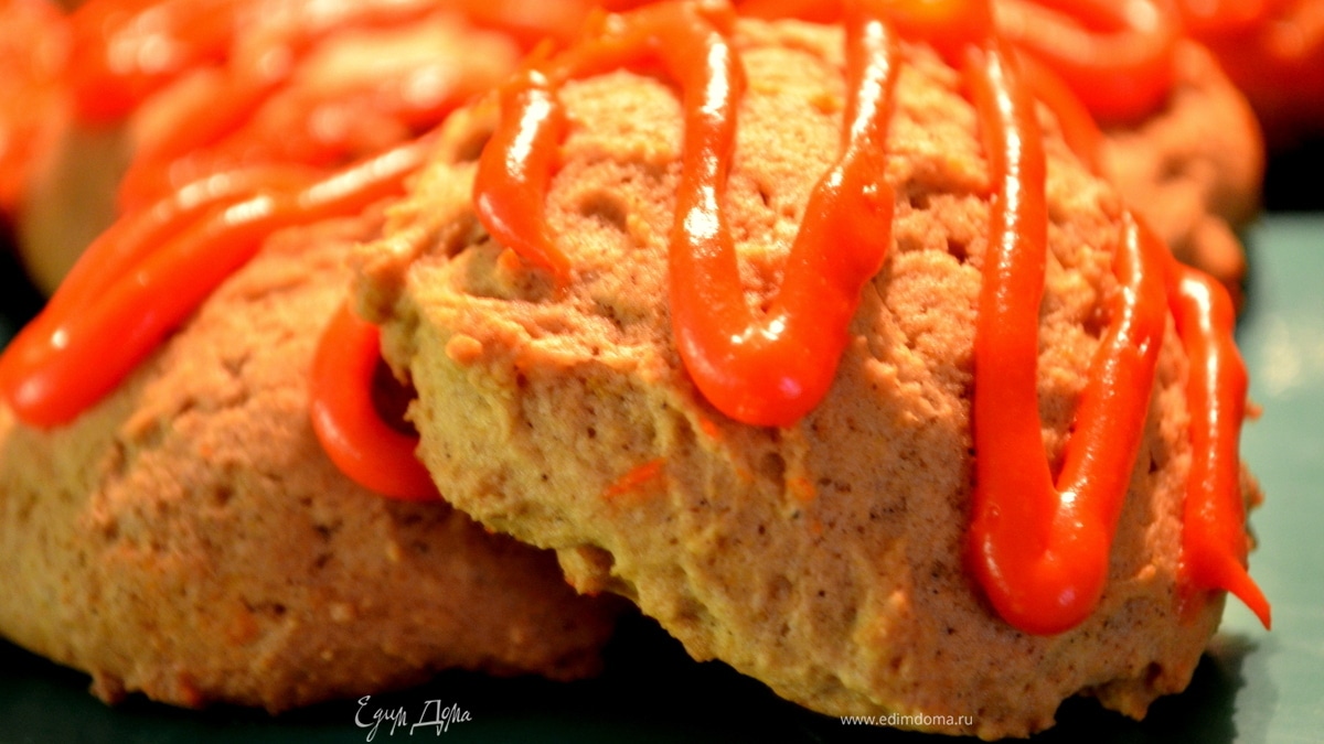 Мягкие тыквенные печенья в старом стиле