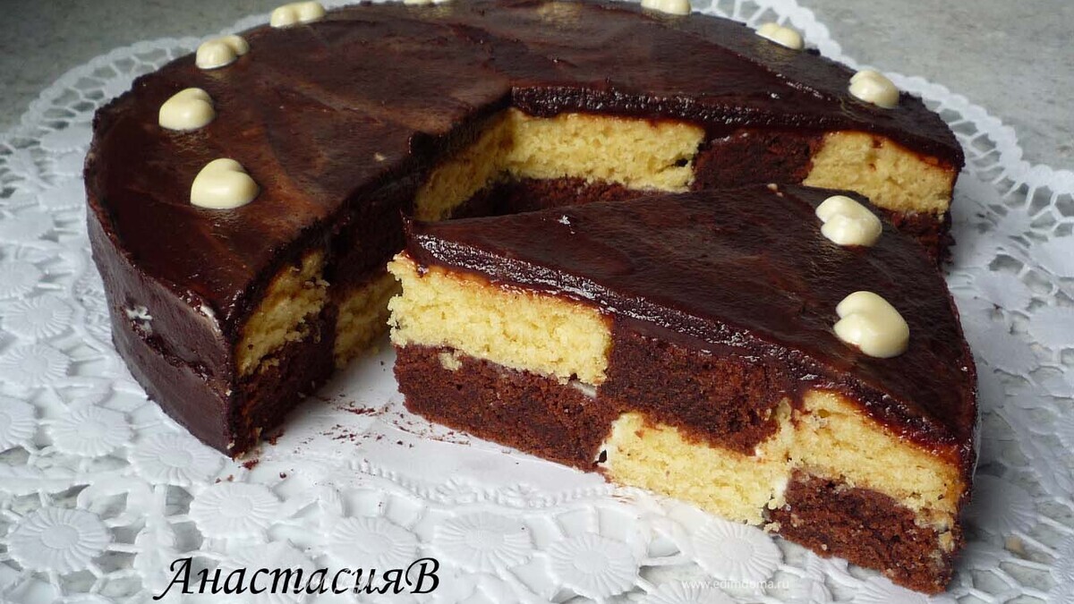 Шахматный пирог