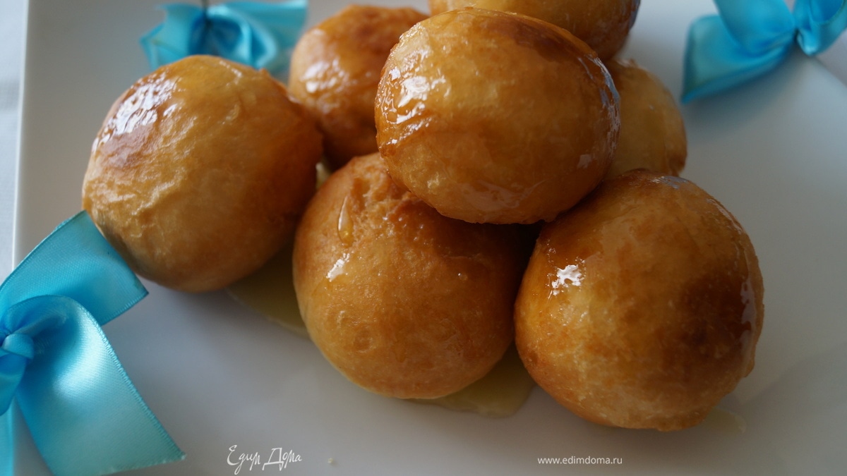 Лукумадес, греческие пончики (λουκουμάδες)