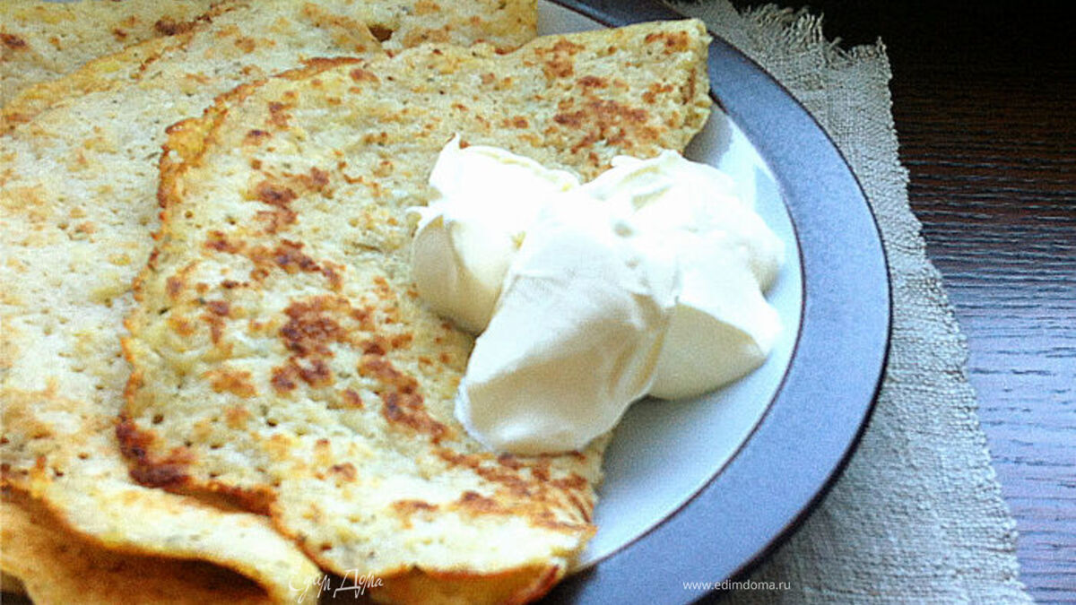 Сырно-картофельные блины