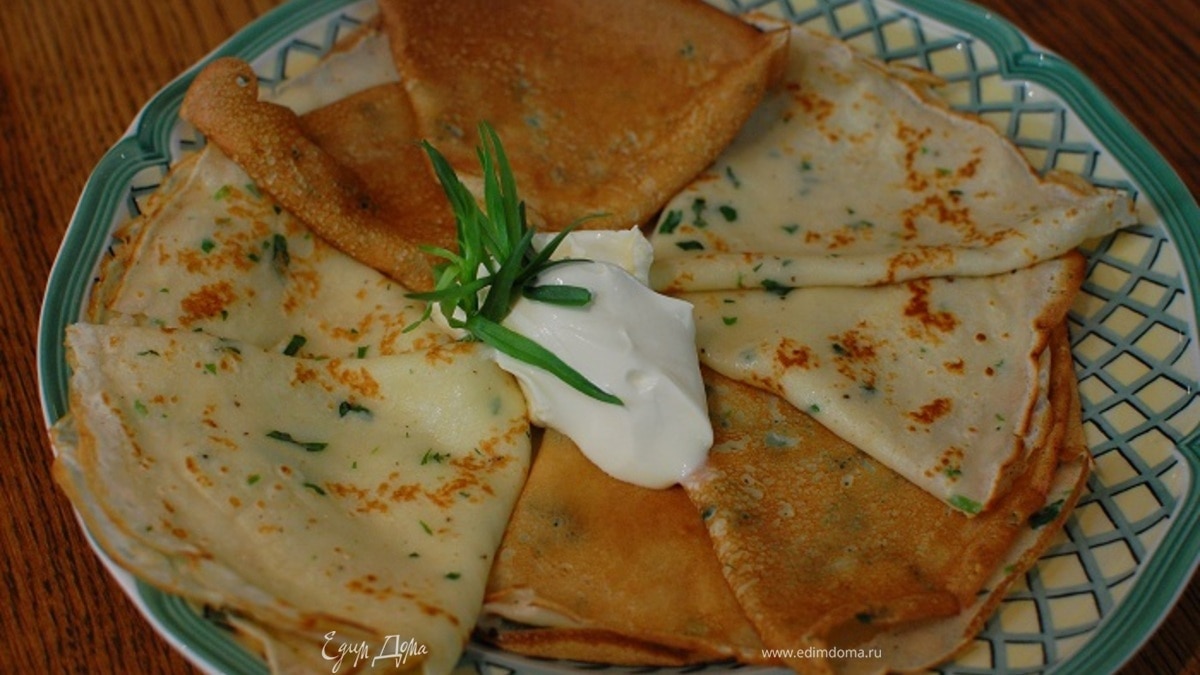 Тархунные блинчики