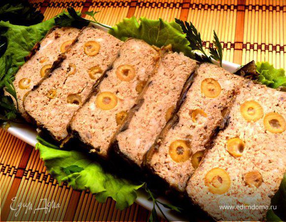 Террин с баклажанами и оливками