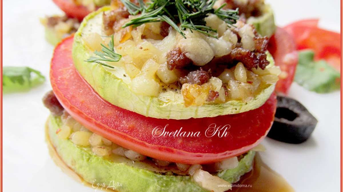 Кабачки с начинкой