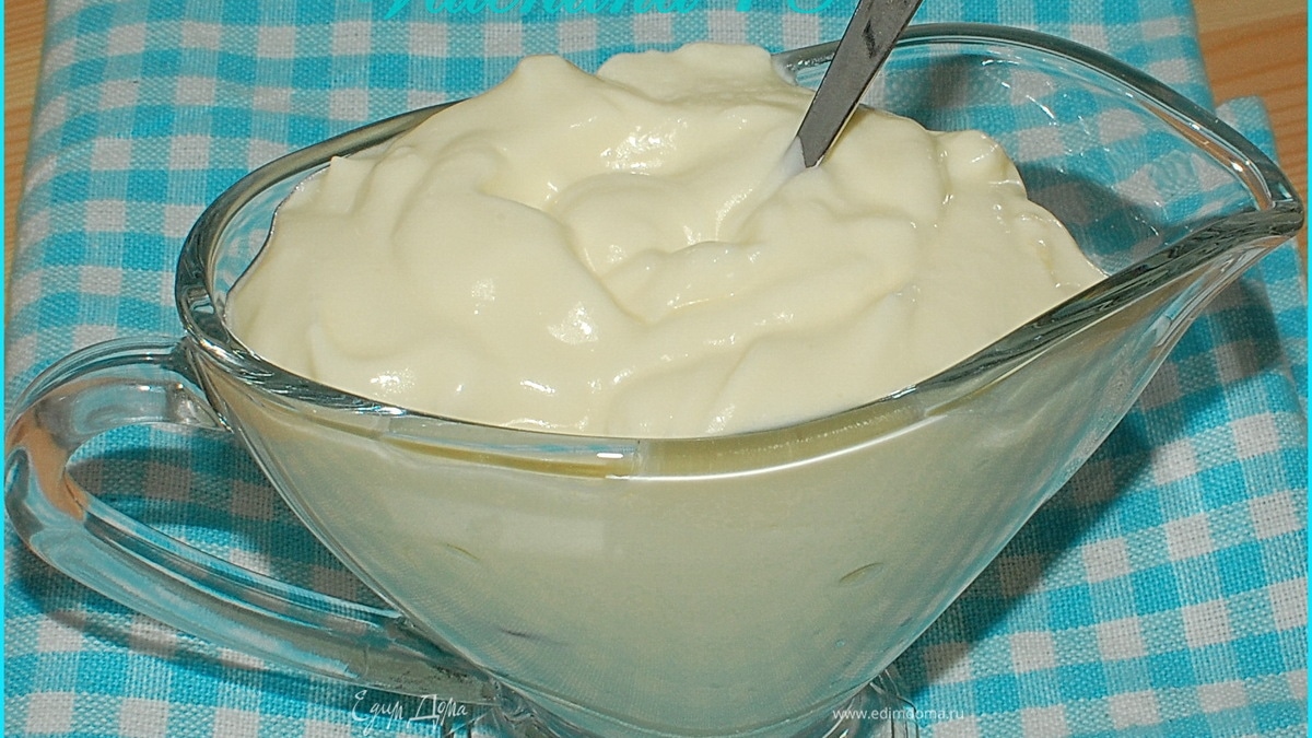 Домашний майонез на молоке