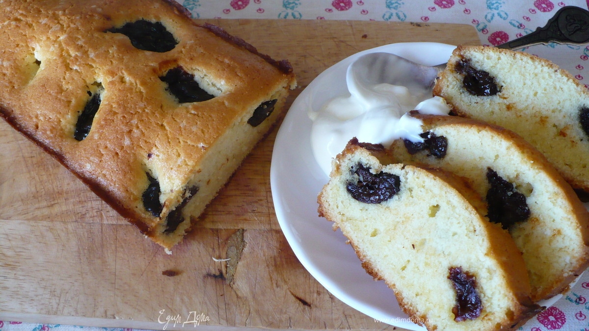 Пирог с черносливом (бретонский)