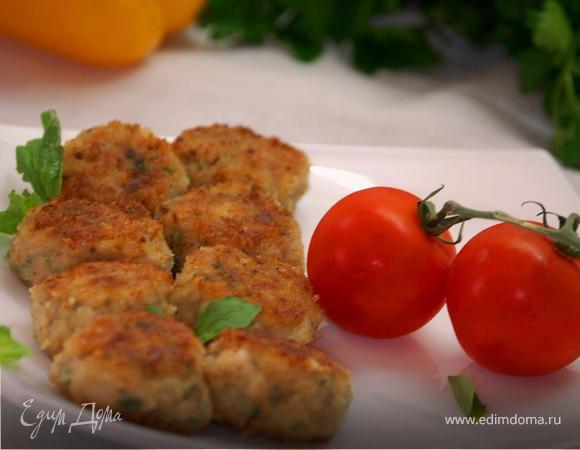 РУБЛЕНЫЕ КУРИНЫЕ КОТЛЕТЫ С ГРИБАМИ И БАЗИЛИКОМ