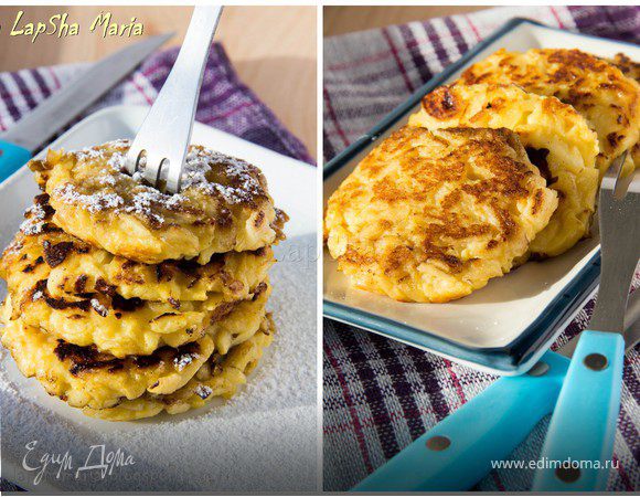 Яблочные оладьи Яблочные оладьи