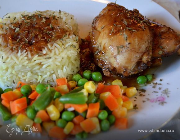 Курица с медово-пивным соусом Курица с медово-пивным соусом