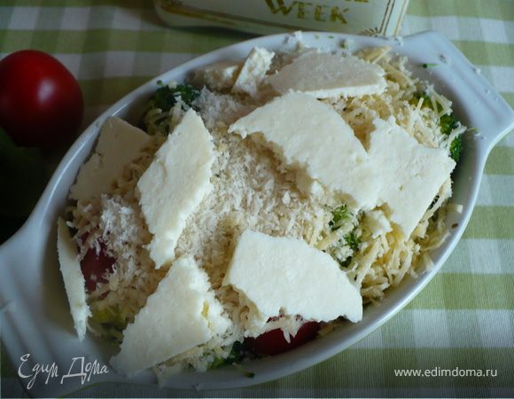 Брокколи под сырной корочкой 