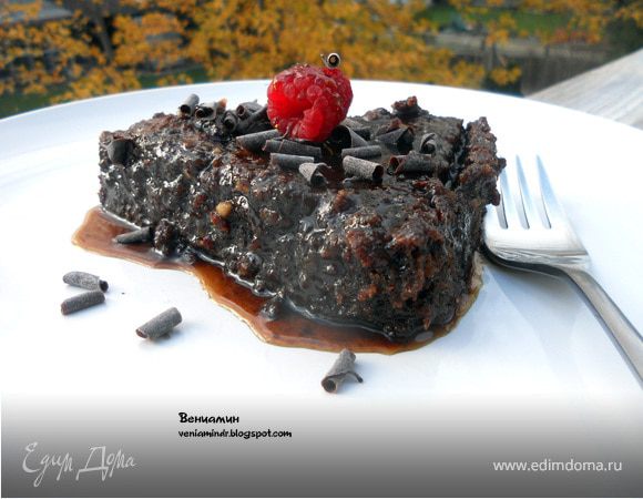 Шоколадный пирог с кофейным сиропом Шоколадный пирог с кофейным сиропом