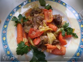 Говядина из "Узбекской кухни"