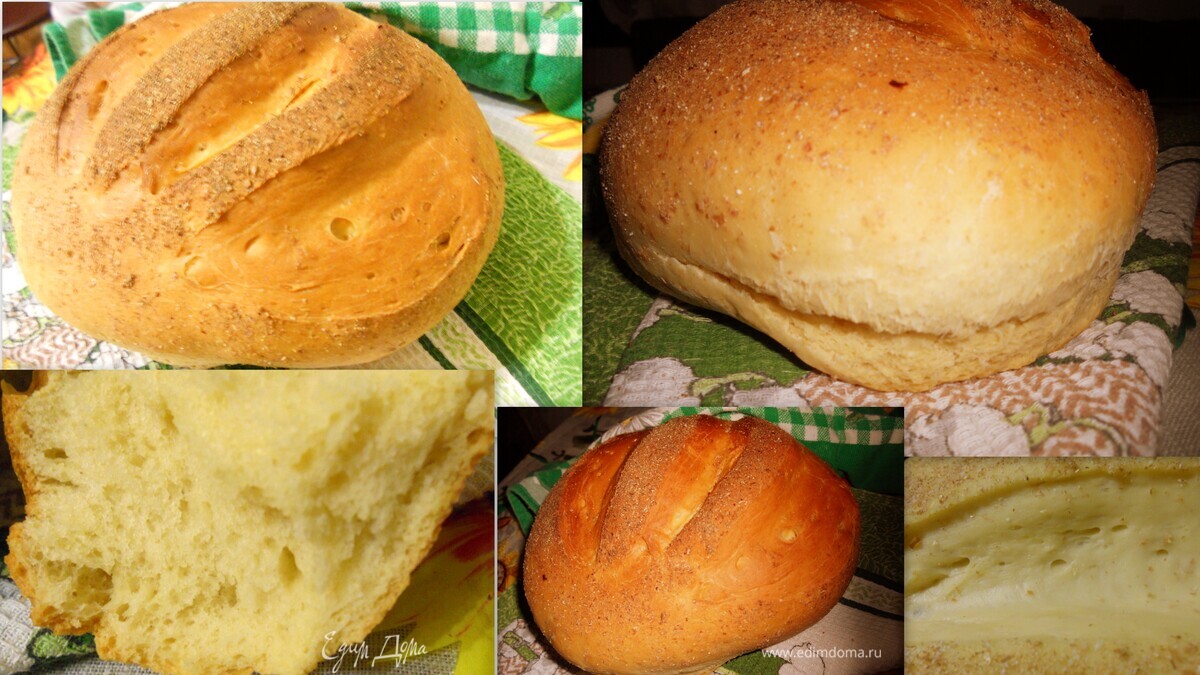 Горчичный хлеб, вымешанный в отрубях