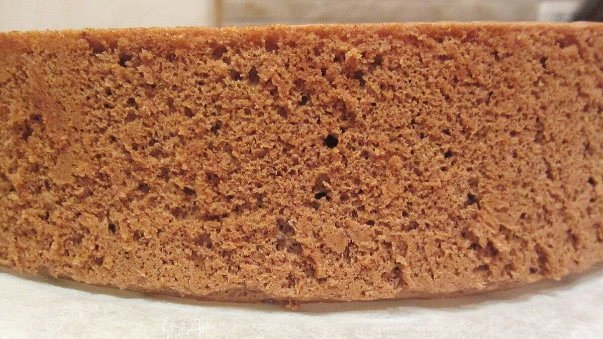 Еще один вариант шоколадного бисквита