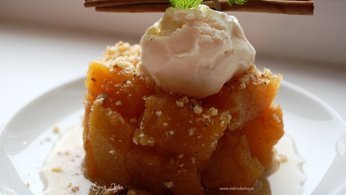 Пряная тыква в сахарном сиропе