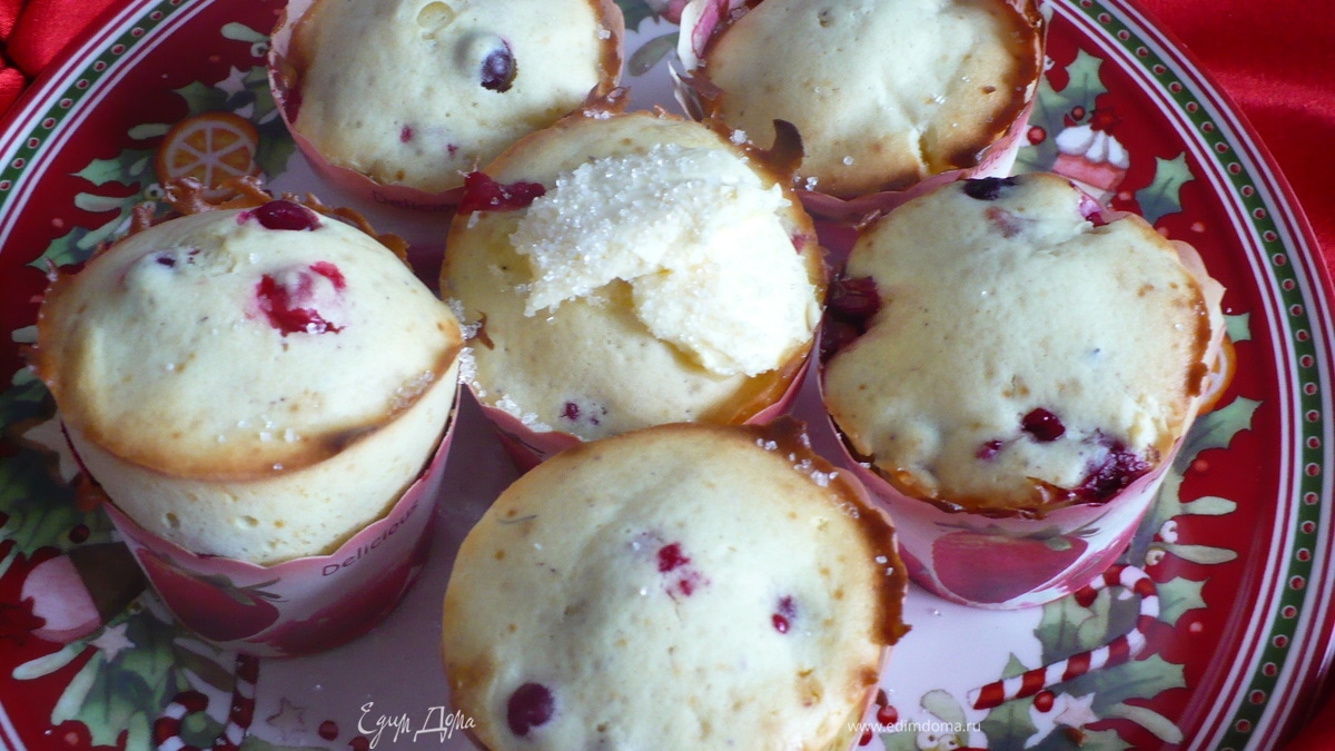 Клюквенные кексы 