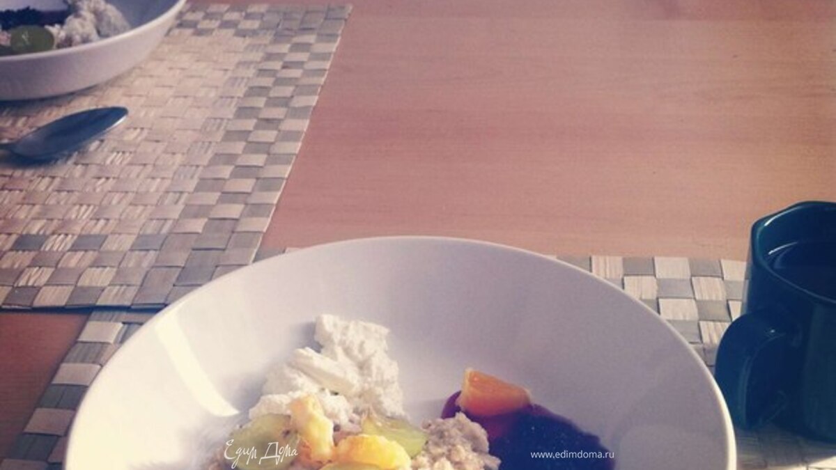 Утром я люблю овсянку