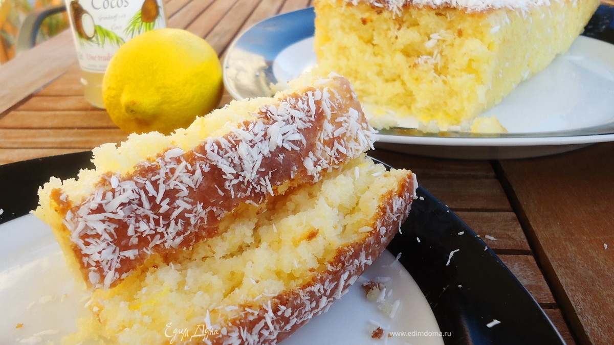 Лимонно-кокосовый кекс "Парадиз"