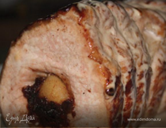 запеченная свинина под ароматным соусом
