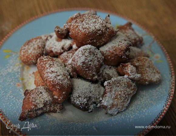 Картофельные пончики с корицей Картофельные пончики с корицей