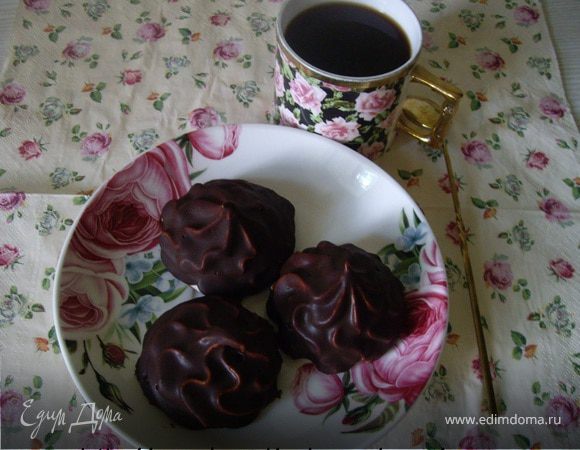 Зефир малиновый в шоколаде