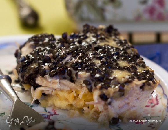 Запеканка-обманка с двумя видами чечевицы Запеканка-обманка с двумя видами чечевицы