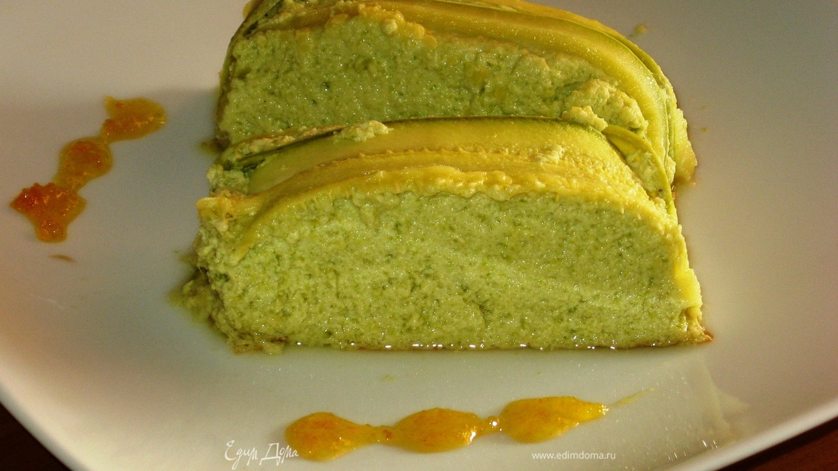 Bоздушный флан из цукини