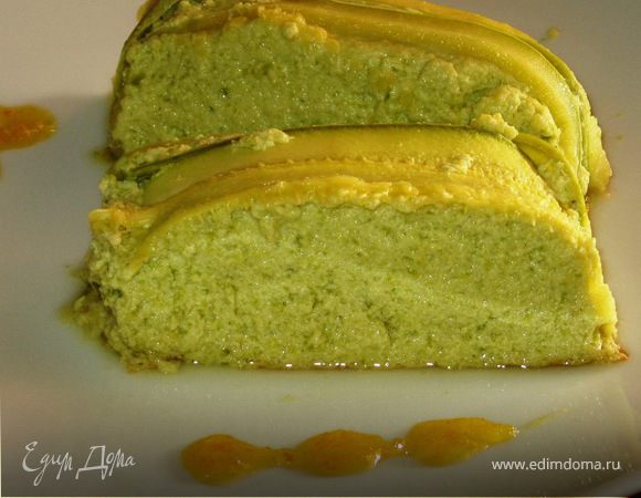 Bоздушный флан из цукини 