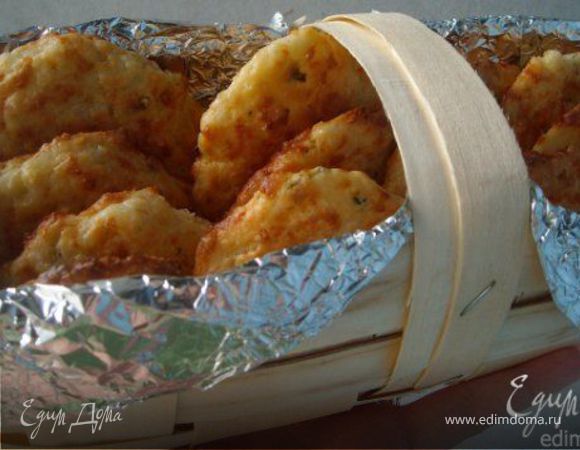 Печенье с зеленым луком и сыром Печенье с зеленым луком и сыром
