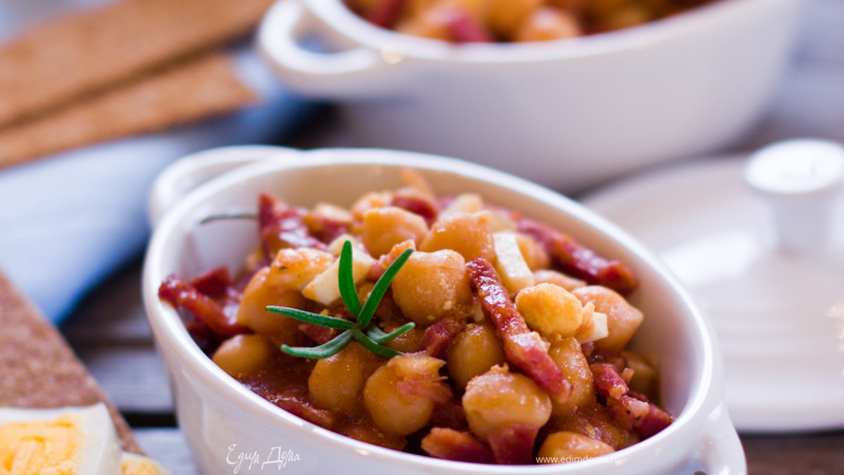 Тушеный нут