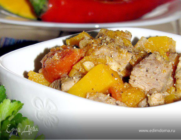Карри из свинины с тыквой Карри из свинины с тыквой