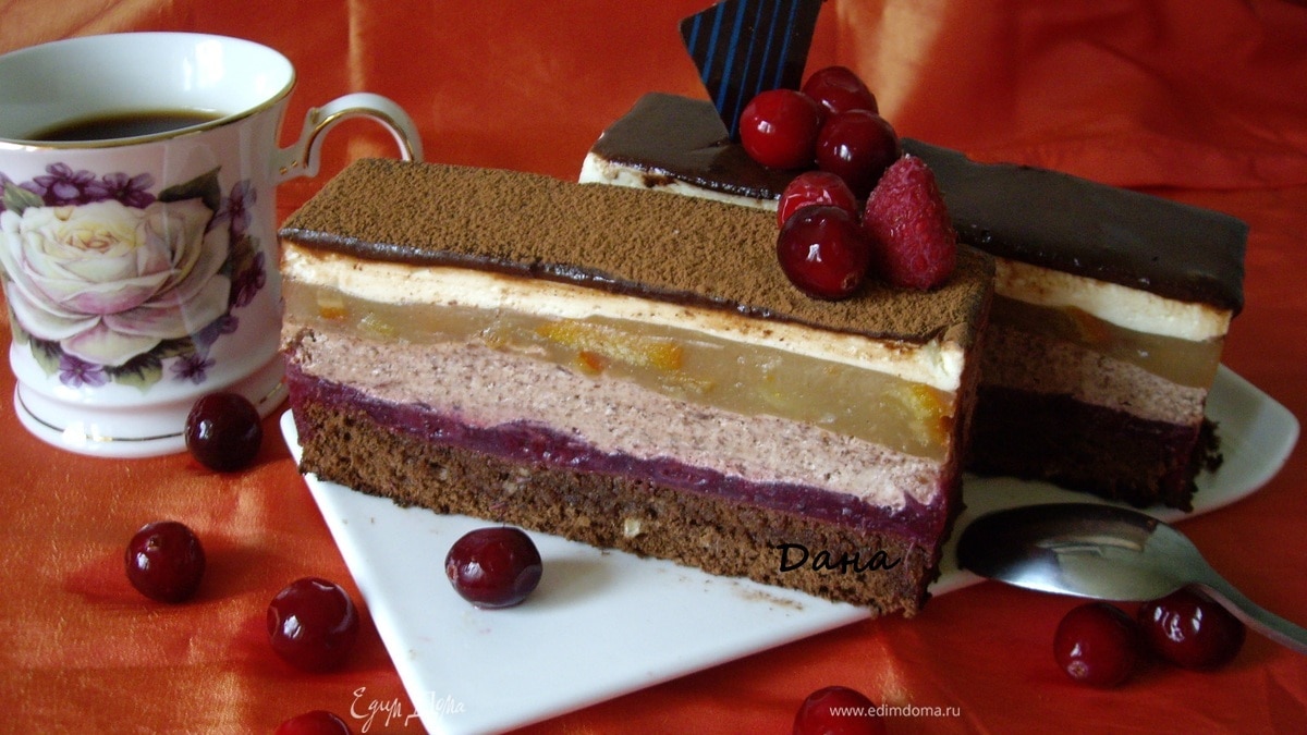 Пирожное  "Осенняя симфония" (авторское)