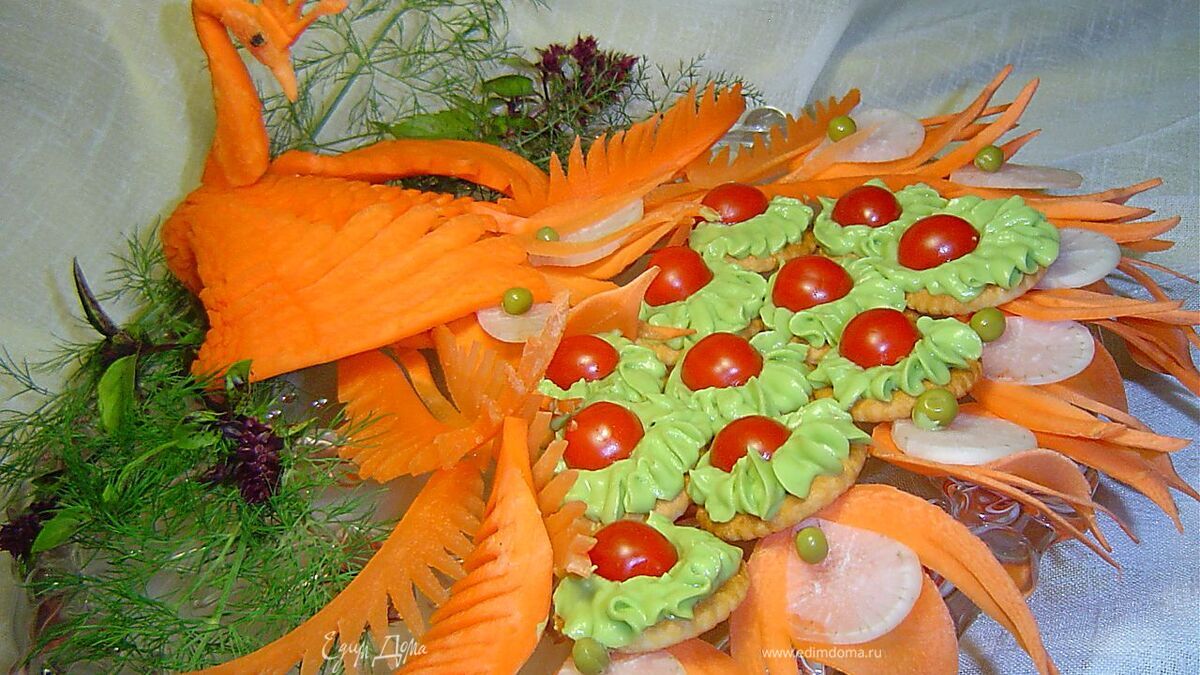 Закуска «Павлиний хвост»