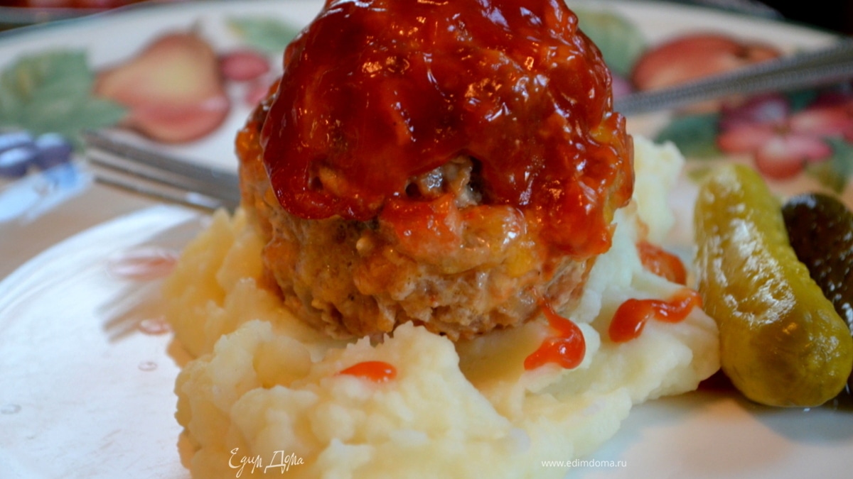 Мясной хлеб в мини-формочках