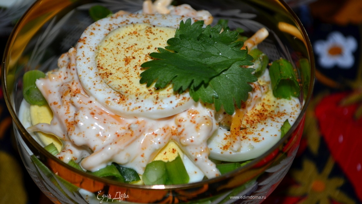 Назад в СССР: Салат-коктейль "Пикантный"