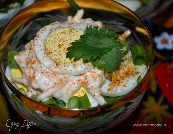 Назад в СССР: Салат-коктейль "Пикантный"